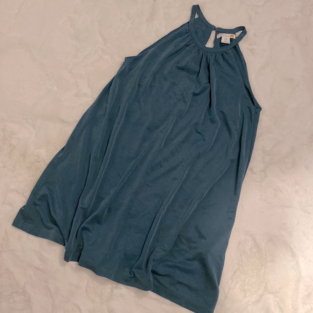 C&C California Teal A-Line Dress